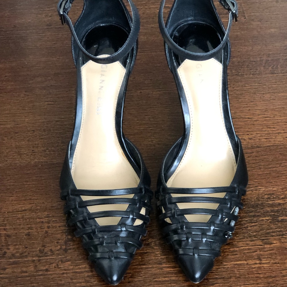 Gianni Bini Pointed Toe Cage Pumps